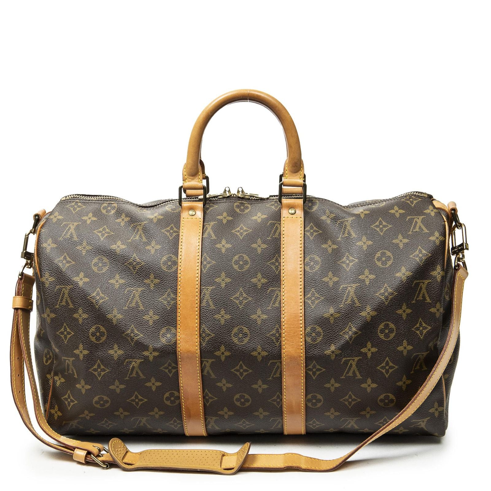Louis Vuitton Keepall Bandouliere Brown Monogram Canvas — view 5