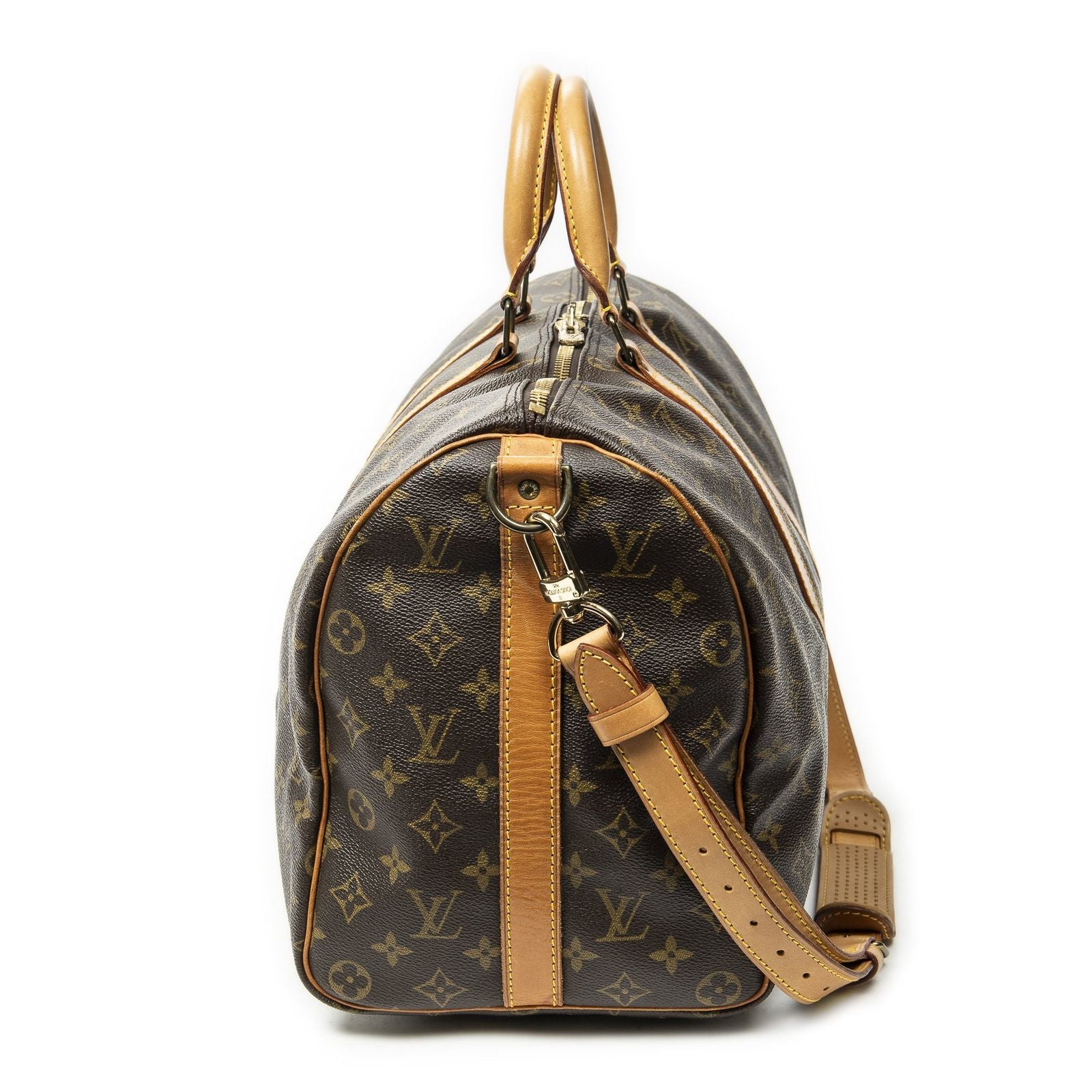Louis Vuitton Keepall Bandouliere Brown Monogram Canvas — view 3