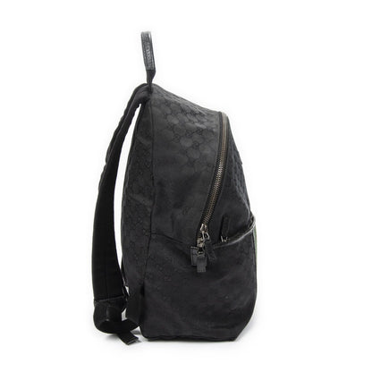 Gucci Web Backpack Black GG Canvas — view 4
