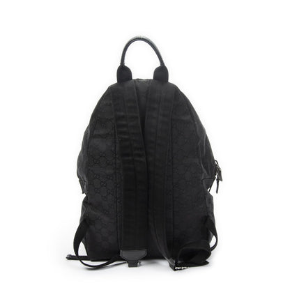 Gucci Web Backpack Black GG Canvas — view 5