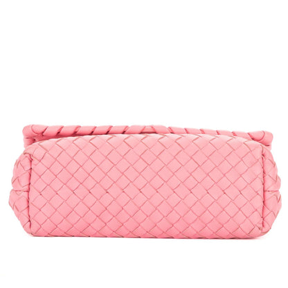 Bottega Veneta Baby Olympia Pink Intrecciato Leather Shoulder Bag — view 6