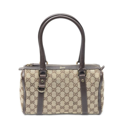 Gucci Abbey Boston Beige Brown GG Canvas Shoulder Bag