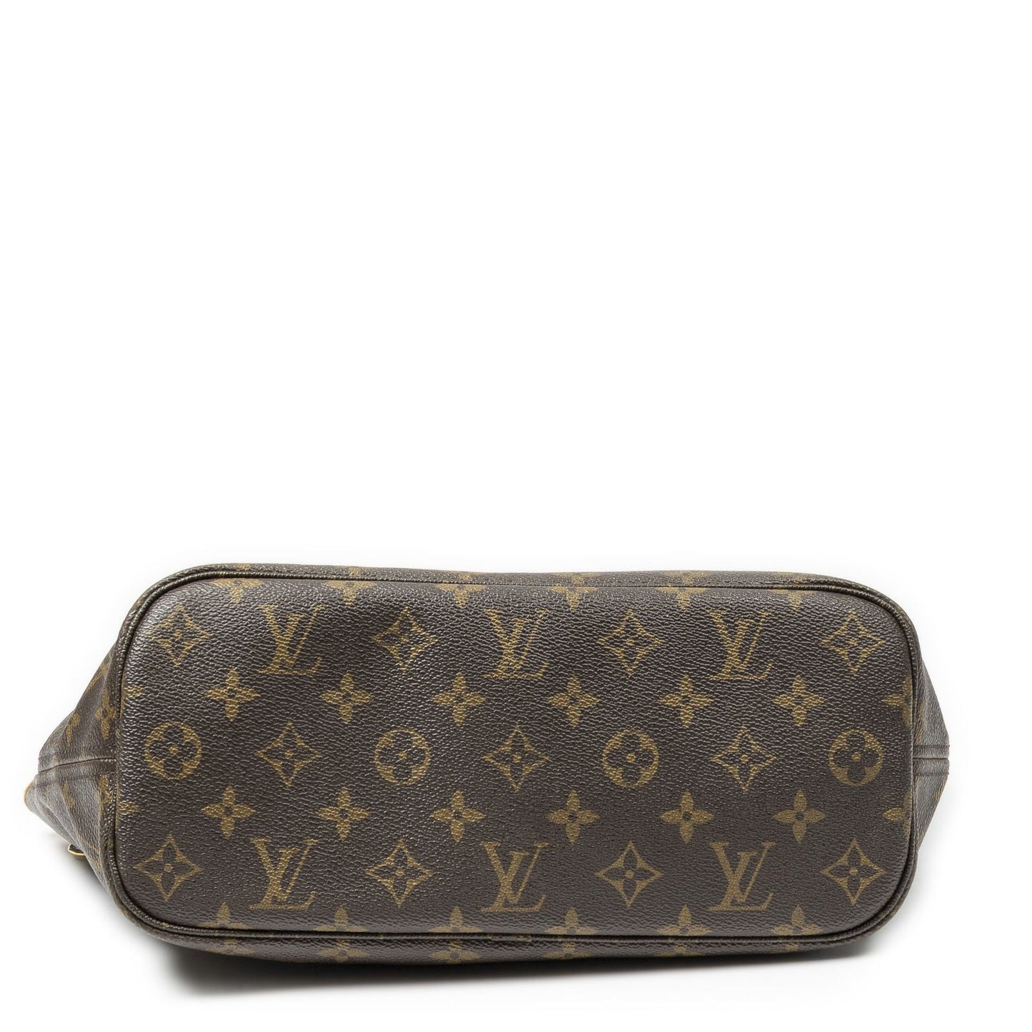 Louis Vuitton Neverfull Brown Monogram Canvas Tote — view 6