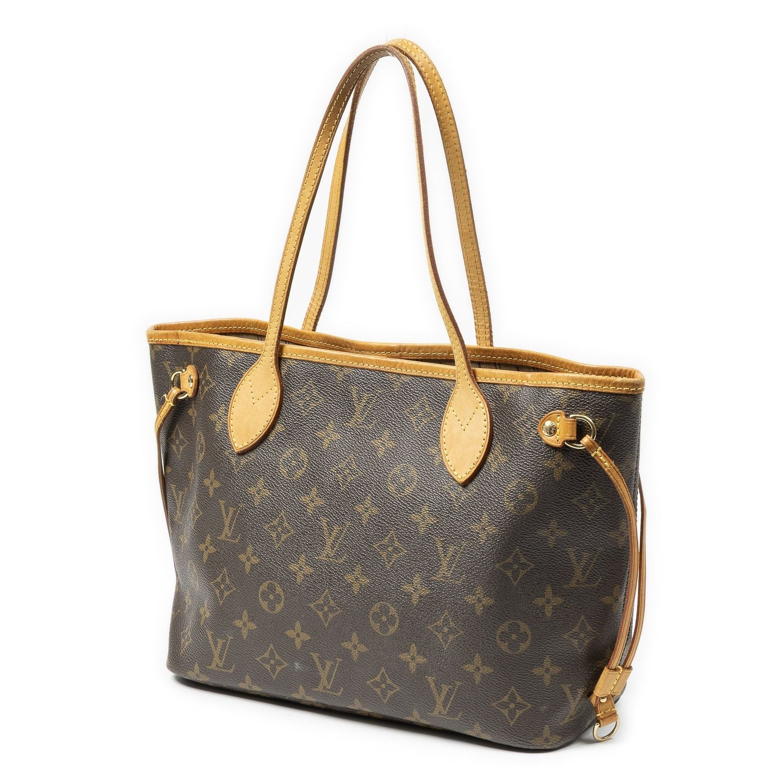 Louis Vuitton Neverfull Brown Monogram Canvas Tote — view 2