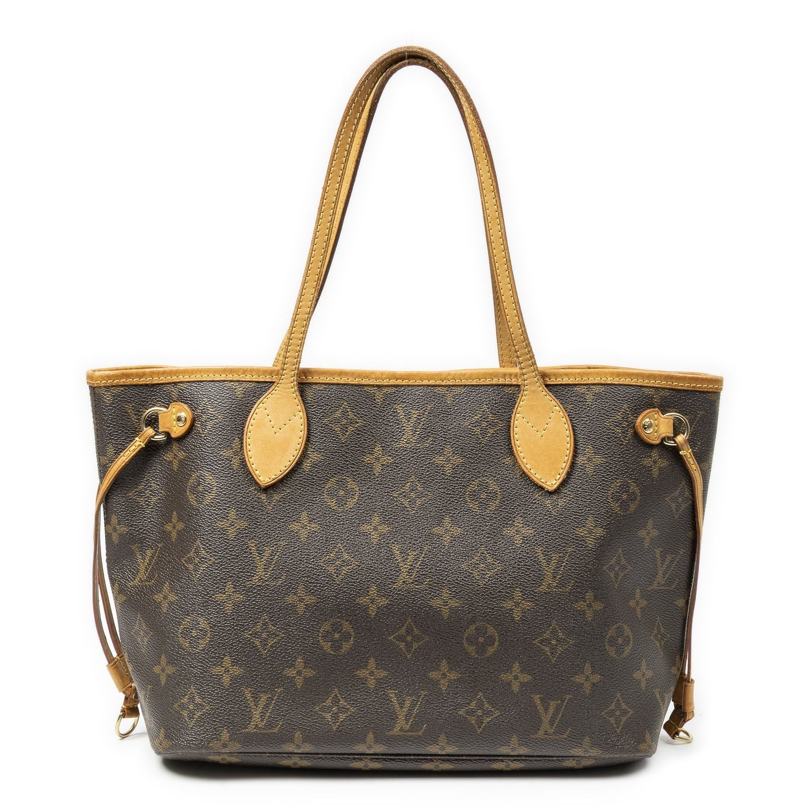 Louis Vuitton Neverfull Brown Monogram Canvas Tote — view 5