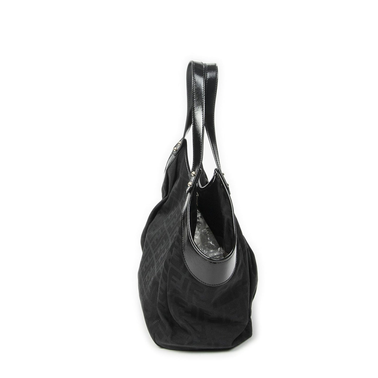 Fendi Borsa Chef Tote Black Zucca Canvas — view 4