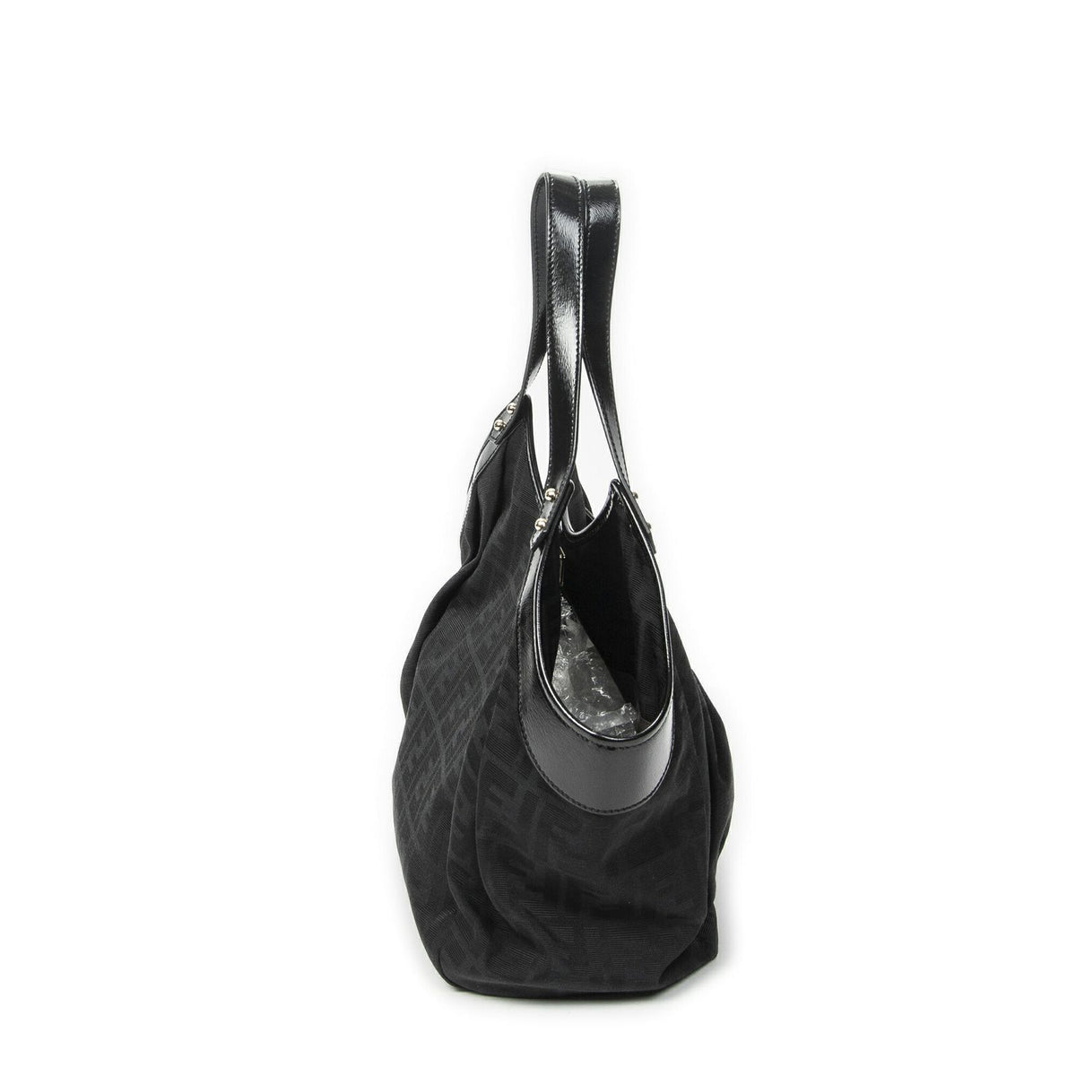 Fendi Borsa Chef Tote Black Zucca Canvas — view 4