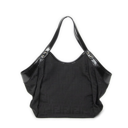 Fendi Borsa Chef Tote Black Zucca Canvas — view 5