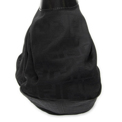 Fendi Borsa Chef Tote Black Zucca Canvas — view 8