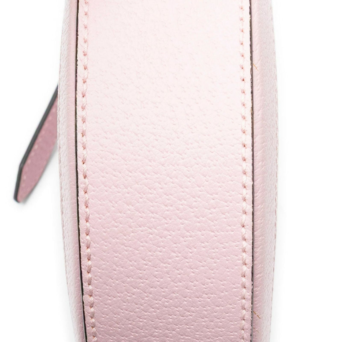 Gucci Mini GG Round Cross Belt Bag Pink Gray Leather — view 7