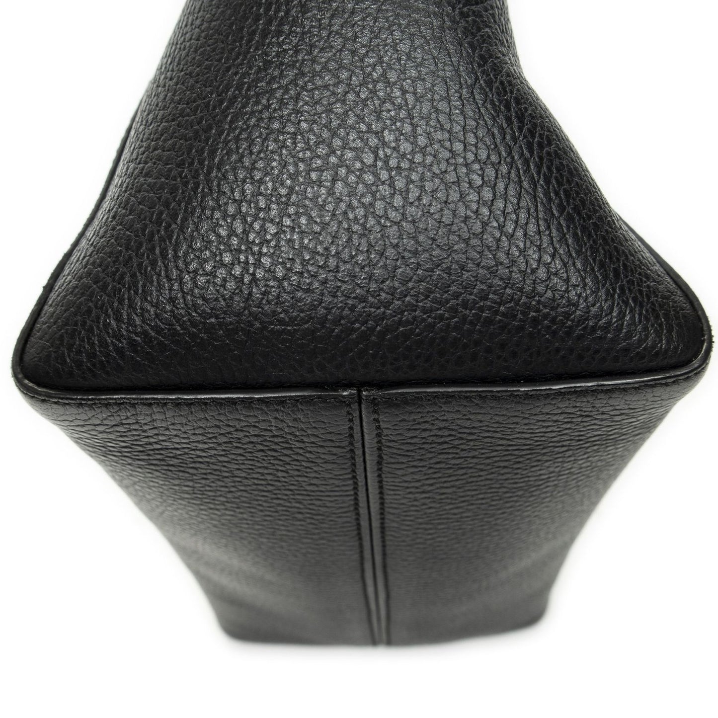 Gucci Small Swing Tote Black Grain Calfskin Leather — view 7