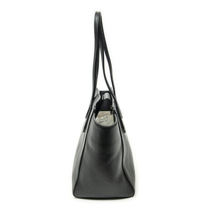 Gucci Small Swing Tote Black Grain Calfskin Leather — view 3