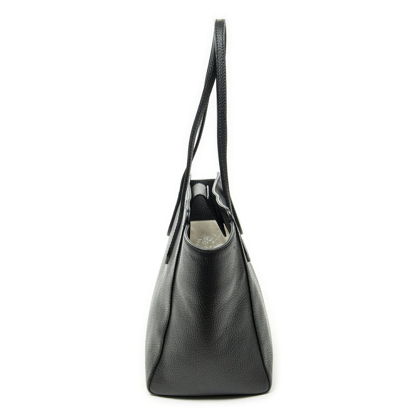Gucci Small Swing Tote Black Grain Calfskin Leather — view 4