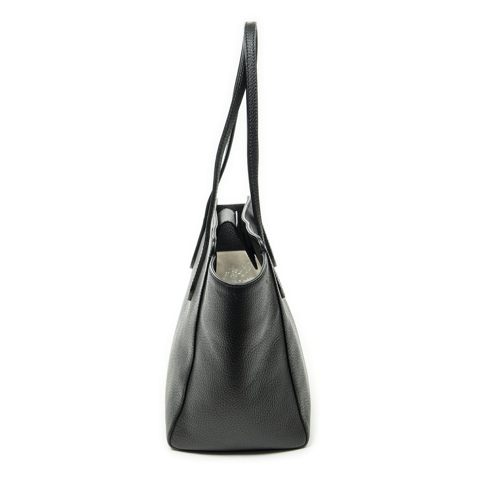Gucci Small Swing Tote Black Grain Calfskin Leather — view 4