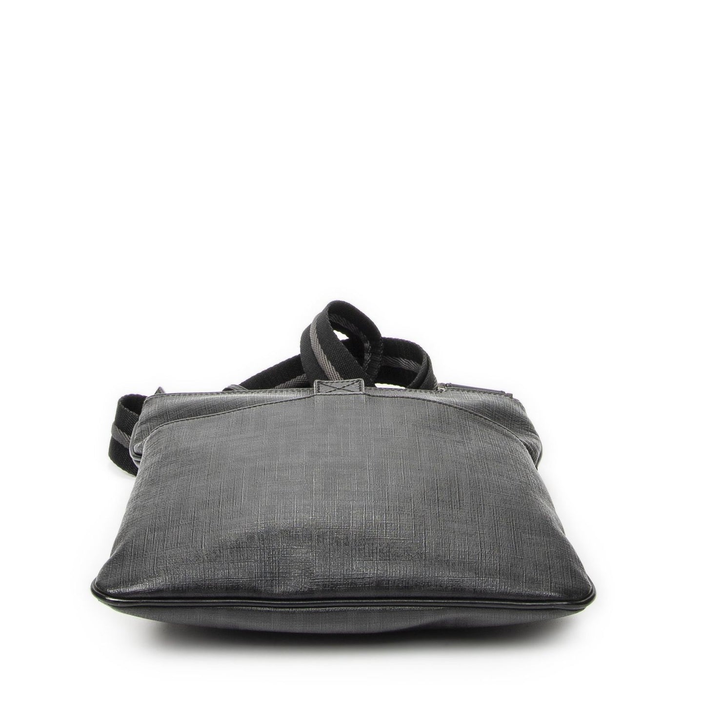 Fendi Zip Messenger Black Gray Resin Zucca Canvas — view 6
