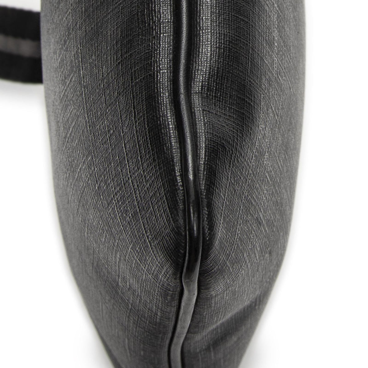 Fendi Zip Messenger Black Gray Resin Zucca Canvas — view 7