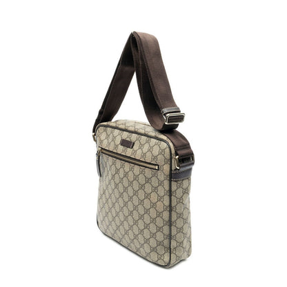Gucci Half Moon Zip Messenger Brown Beige Supreme Canvas — view 2