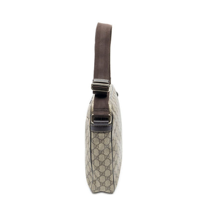 Gucci Half Moon Zip Messenger Brown Beige Supreme Canvas — view 3