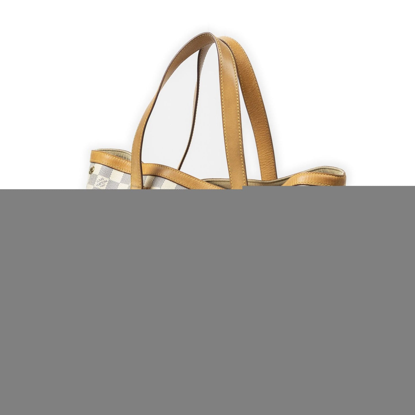 Louis Vuitton Hampstead Ivory Damier Azur Tote — view 2