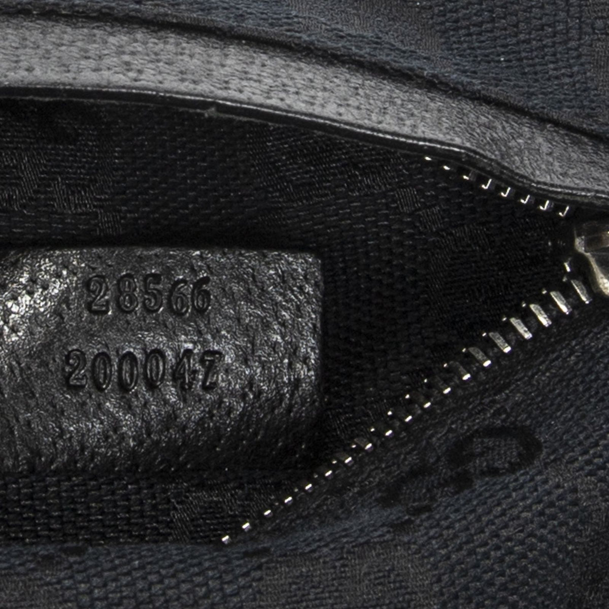 Gucci Waist Pouch Black GG Canvas — view 5