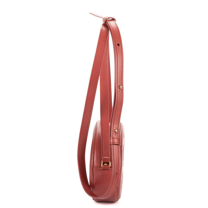 Celine Oval Triomphe Pink Calfskin Leather Shoulder Bag — view 3