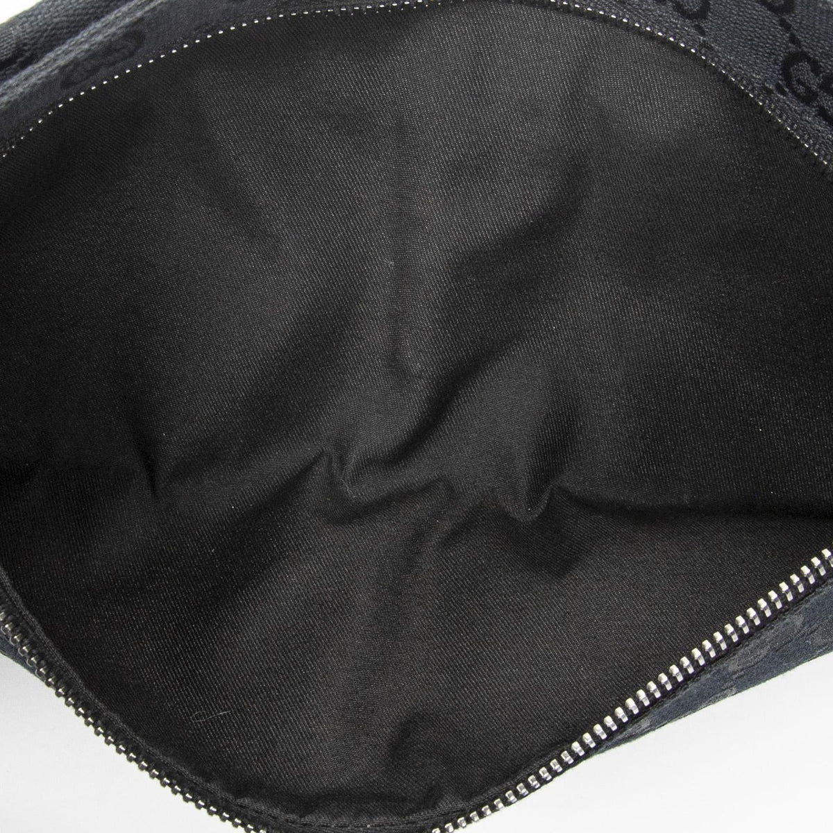 Gucci Waist Pouch Black GG Canvas — view 4