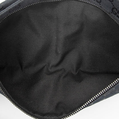 Gucci Waist Pouch Black GG Canvas — view 4