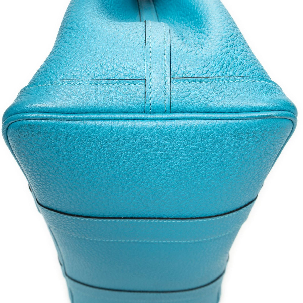 Hermes Garden Party Turquoise Negonda Leather Tote — view 8