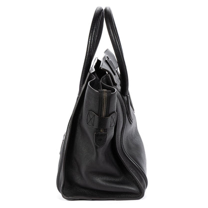 Celine Mini Luggage Bag Black Grain Calfskin Leather — view 3