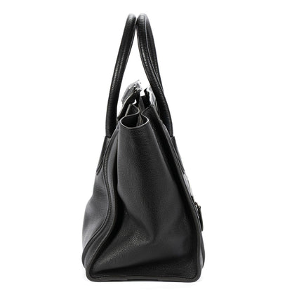 Celine Mini Luggage Bag Black Grain Calfskin Leather — view 4
