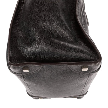 Celine Mini Luggage Bag Black Grain Calfskin Leather — view 7