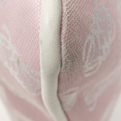 Loewe Vintage Anagram Cross Belt Bag Pink White Canvas — view 8