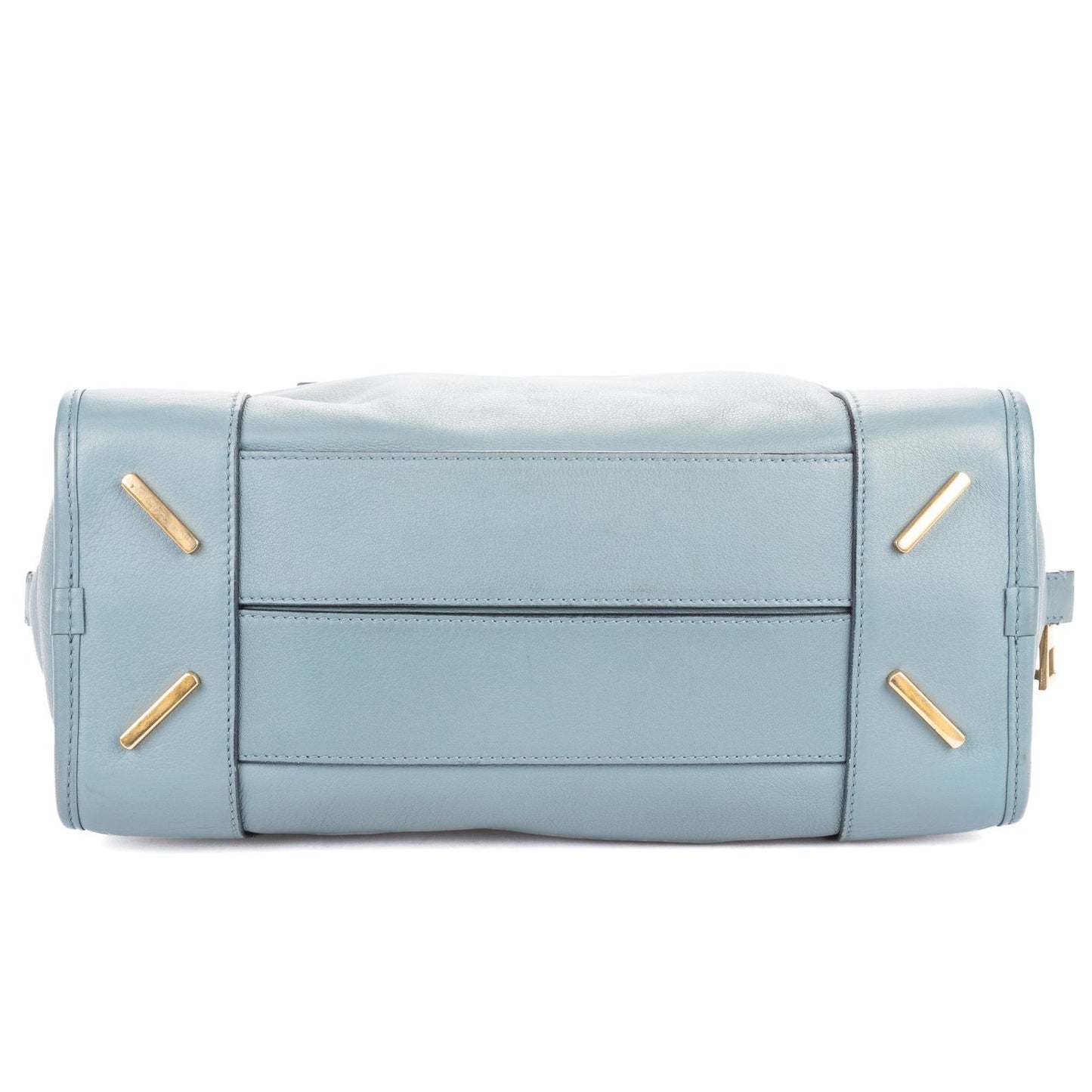Loewe Amazona Light Blue Grain Calfskin Leather Shoulder Bag — view 6