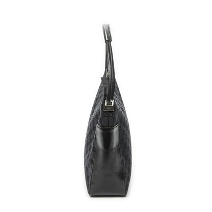 Gucci Zip Shoulder Hobo Black GG Canvas — view 3