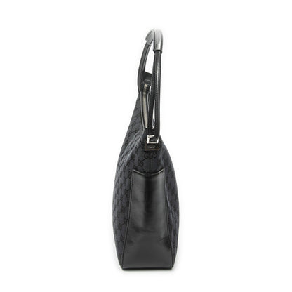Gucci Zip Shoulder Hobo Black GG Canvas — view 4