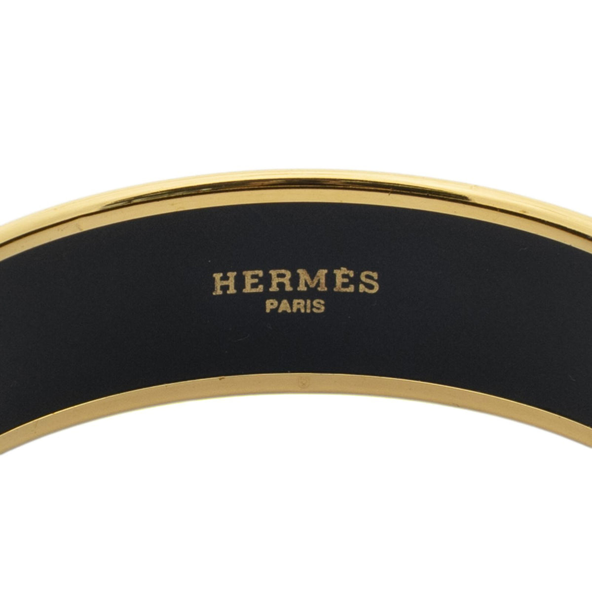 Hermes Enamel Bangle Teal Geometric Motif Bracelet — view 4