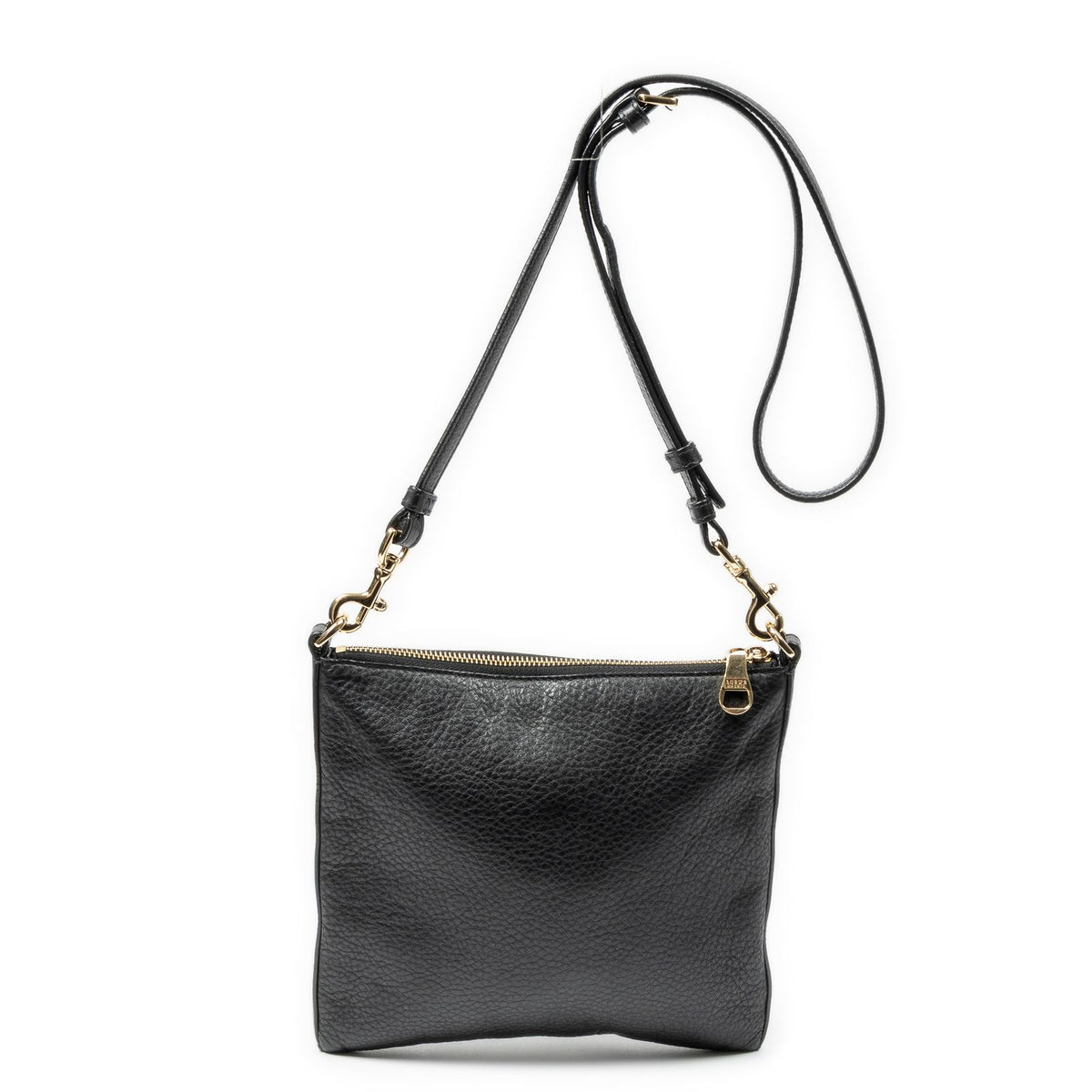 Loewe Mini Heritage Square Cross Belt Bag Black Grain Calfskin Leather — view 5