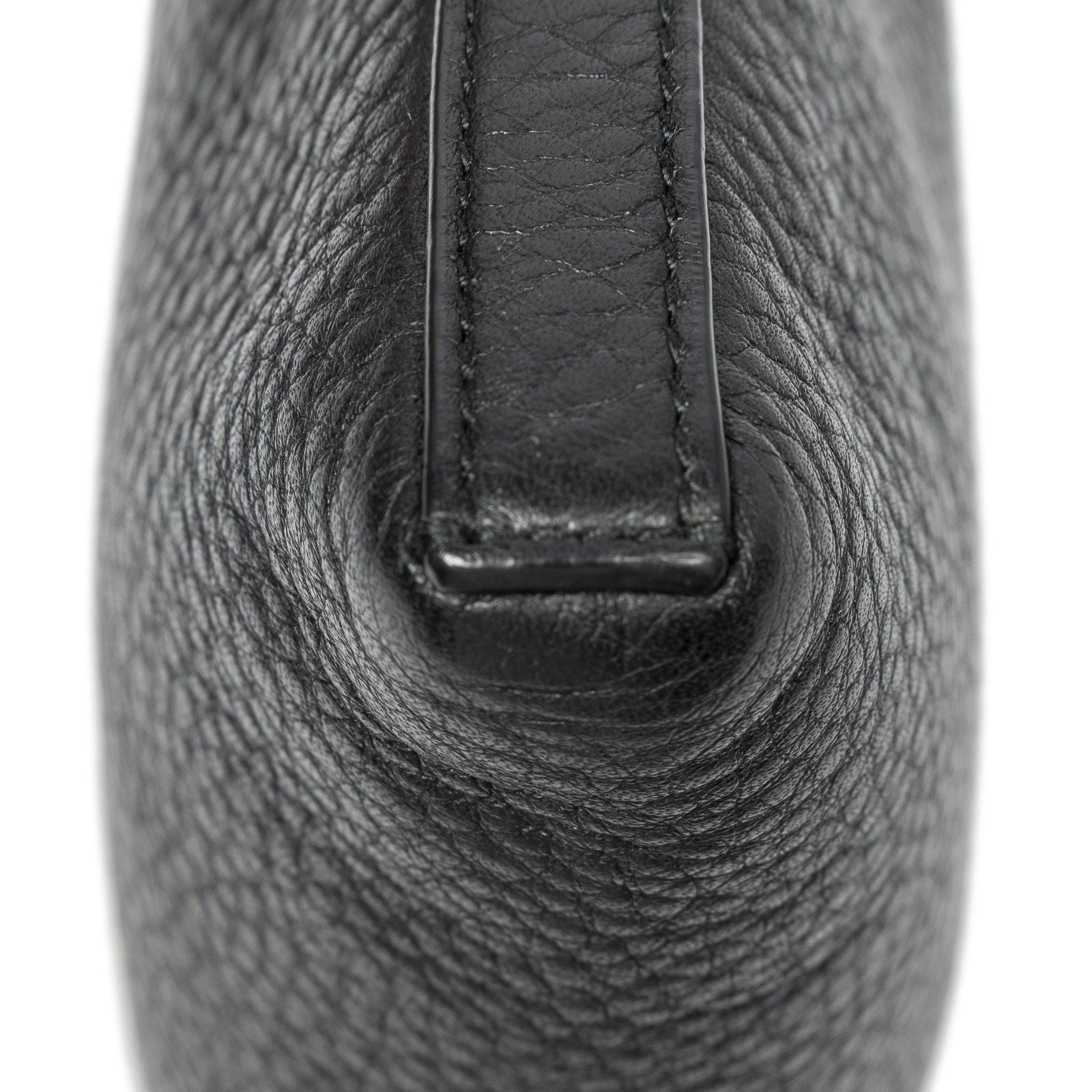 Loewe Mini Heritage Square Cross Belt Bag Black Grain Calfskin Leather — view 7