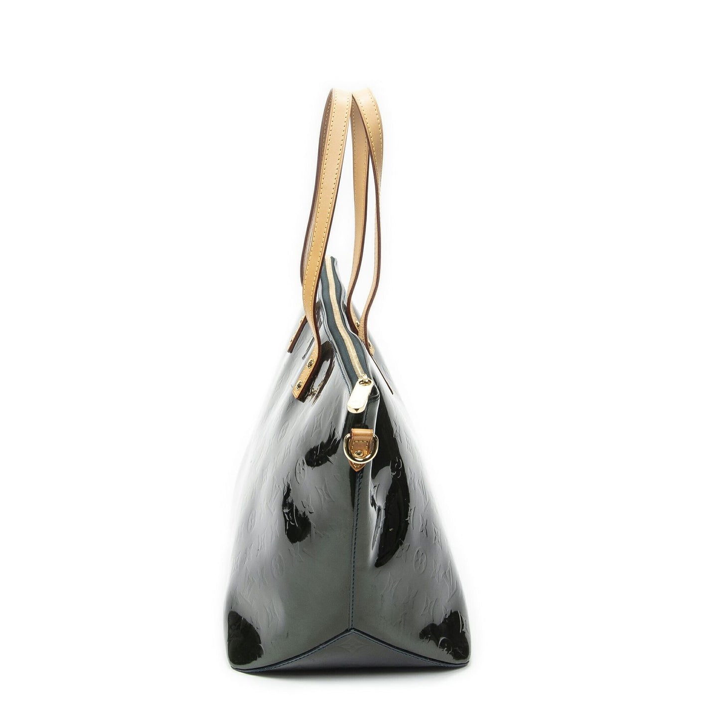 Louis Vuitton Bellevue Dark Green Monogram Vernis Shoulder Bag — view 4