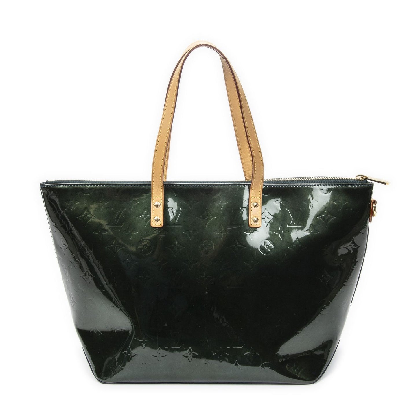 Louis Vuitton Bellevue Dark Green Monogram Vernis Shoulder Bag — view 5