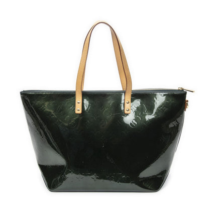 Louis Vuitton Bellevue Dark Green Monogram Vernis Shoulder Bag — view 5