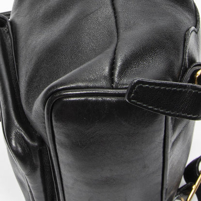 Gucci Mini Bamboo Backpack Black Calfskin Leather — view 8