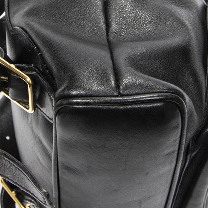 Gucci Mini Bamboo Backpack Black Calfskin Leather — view 7
