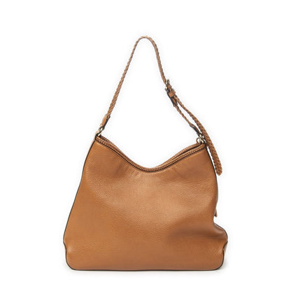 Gucci Medium Marrakech Hobo Tan Grain Calfskin Leather — view 5