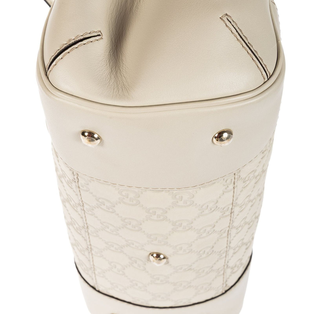 Gucci Mayfair Tote Ivory Monogram Calfskin — view 7