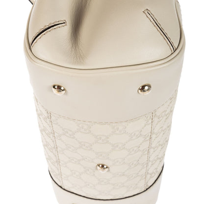 Gucci Mayfair Tote Ivory Monogram Calfskin — view 7