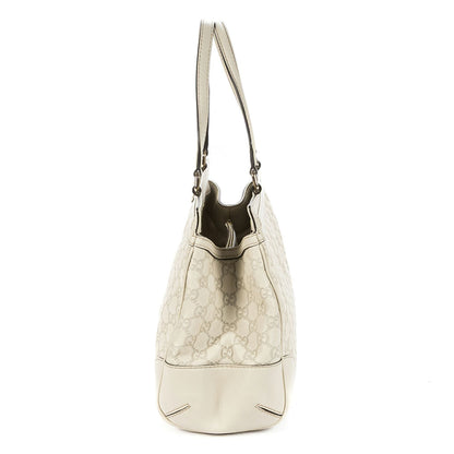 Gucci Mayfair Tote Ivory Monogram Calfskin — view 3