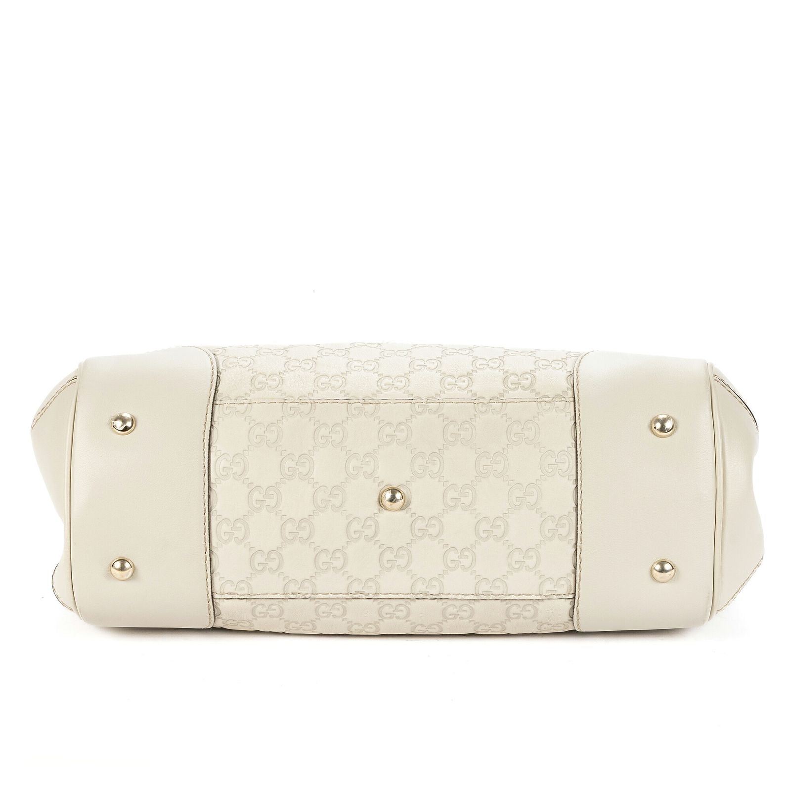 Gucci Mayfair Tote Ivory Monogram Calfskin — view 6