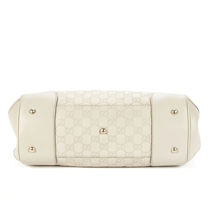 Gucci Mayfair Tote Ivory Monogram Calfskin — view 6