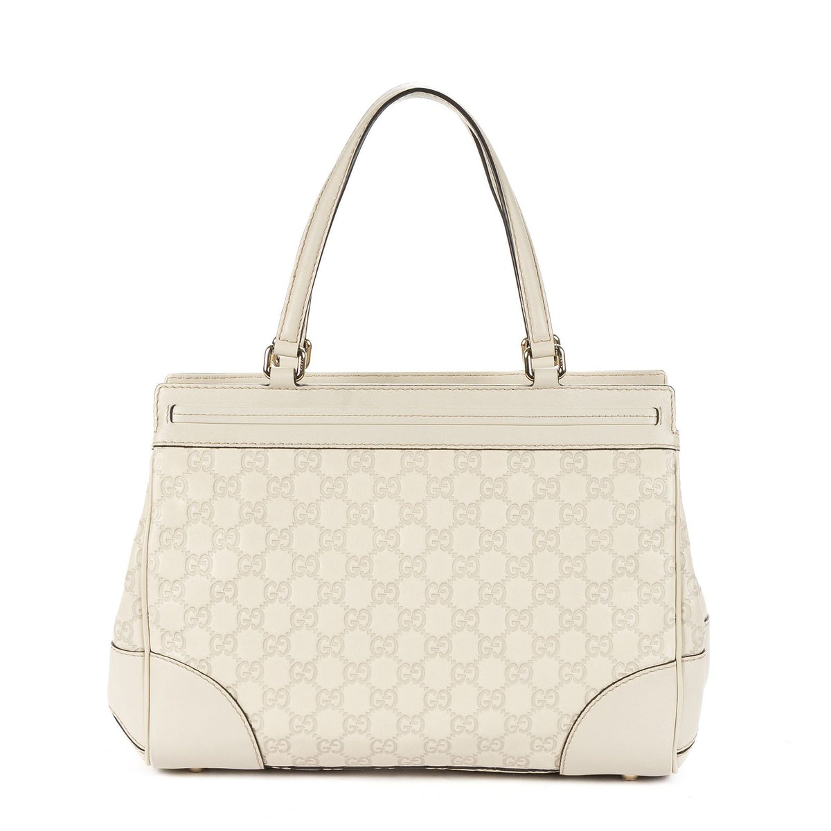 Gucci Mayfair Tote Ivory Monogram Calfskin — view 5